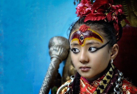 Kumari, la dea bambina del Nepal